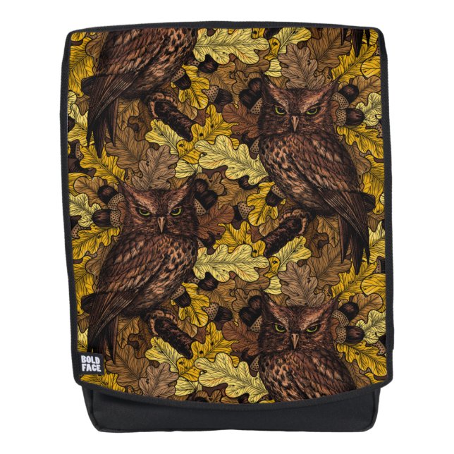 Sac À Dos Chouettes d'automne (Devant)