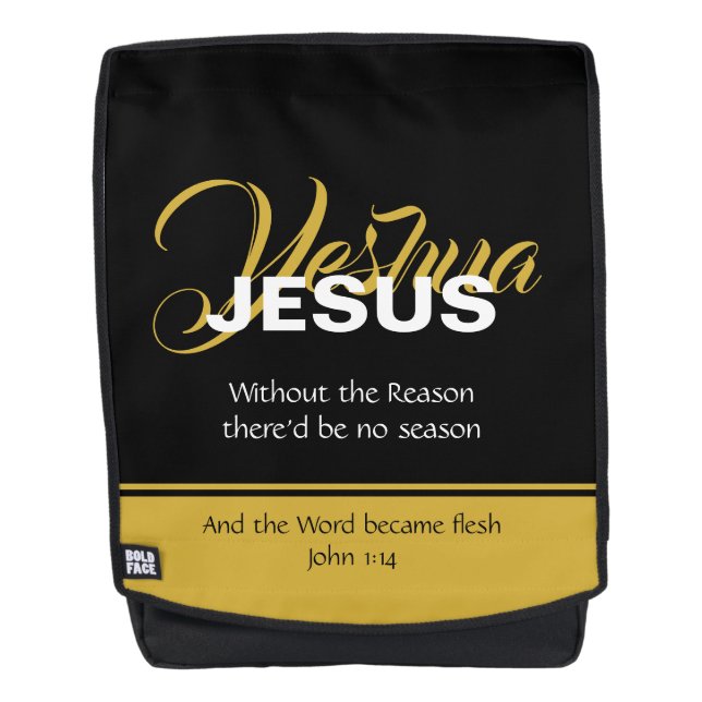 Sac À Dos Christian YESHUA JESUS (Devant)