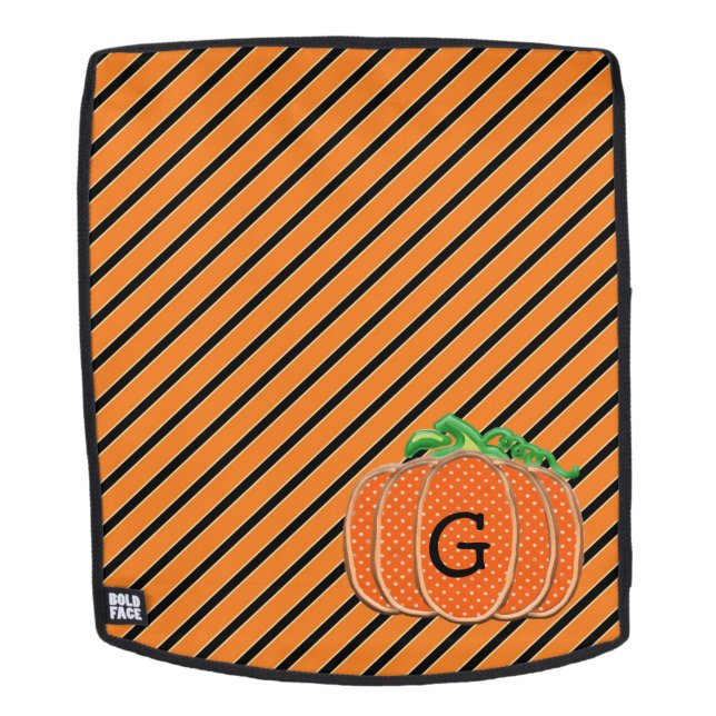 Sac à dos Citrouille pour Halloween (Devant amovible)