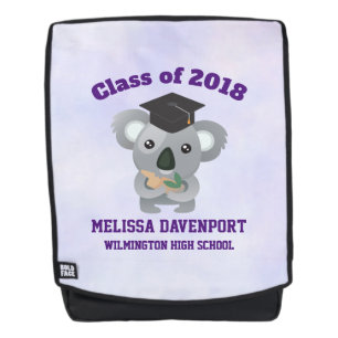 Sac À Dos Classe de 20xx Cute Koala Ours dans la casquette d