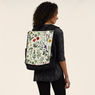 Sac À Dos Collage de fleurs sauvages