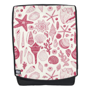Sac À Dos Coquillages à Viva Magenta - Couleur de l'année 20