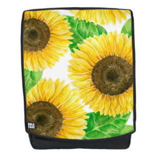 Sac À Dos Couleur d'eau des fleurs de soleil