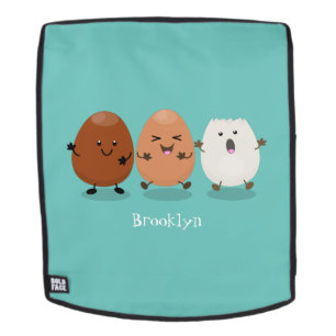 Sac À Dos Cute kawaii oeufs humoristique dessin animé