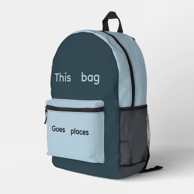 Sac à dos de voyage tendance pour impression décou (Coin arrière droit)