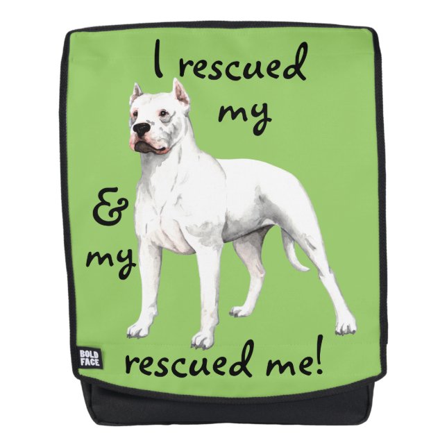 Sac À Dos Délivrance Dogo Argentino (Devant)
