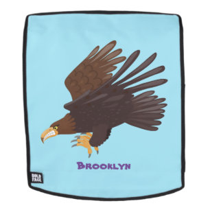 Sac À Dos dessin humoristique d'aigle royal