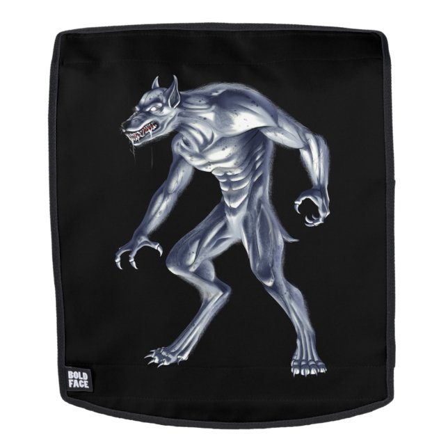 Sac À Dos Dogman Cryptid Beast (Devant amovible)