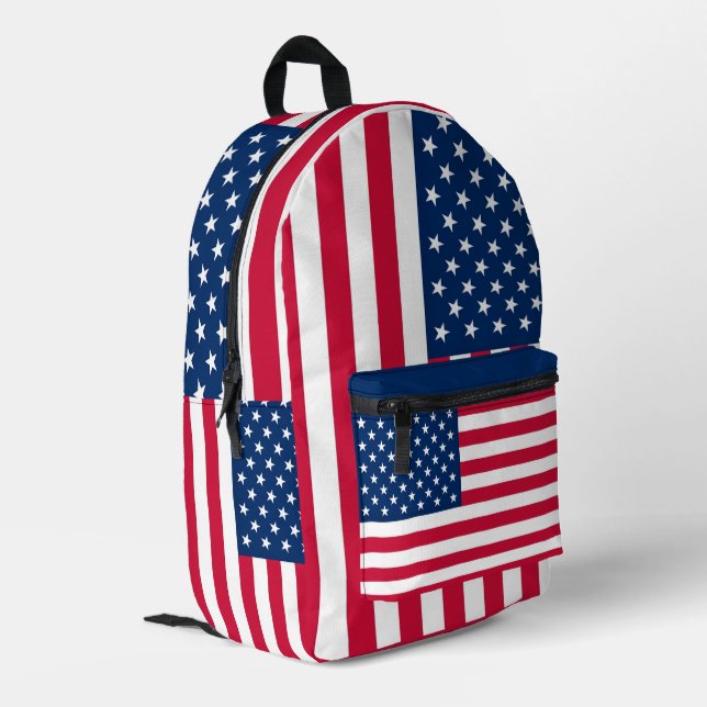 Sac à dos drapeau américain USA Patriotique (Coin arrière gauche)