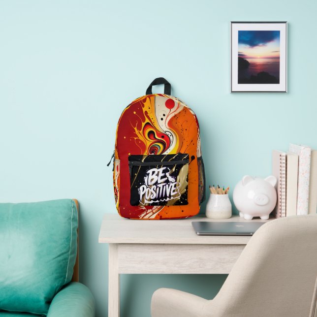 sac à dos enfants aquarelle retour à l'école moder (Insitu)