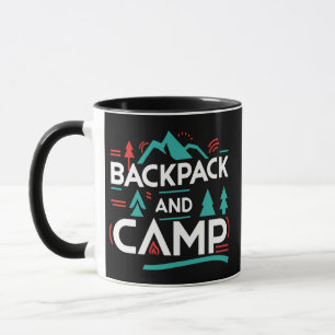 Sac à dos et camp, tasse de camp d'été