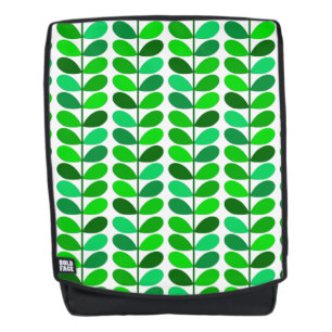 Sac À Dos Feuilles danois du milieu du siècle, Emerald et Li