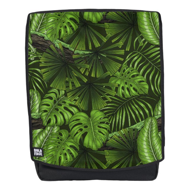 Sac À Dos Feuilles de la jungle (Devant)