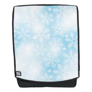 Sac À Dos Flammes de neige et lumières bleues