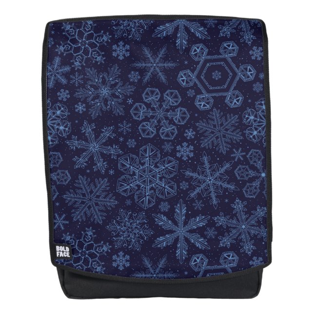 Sac À Dos Flèches bleues sur bleu (Devant)