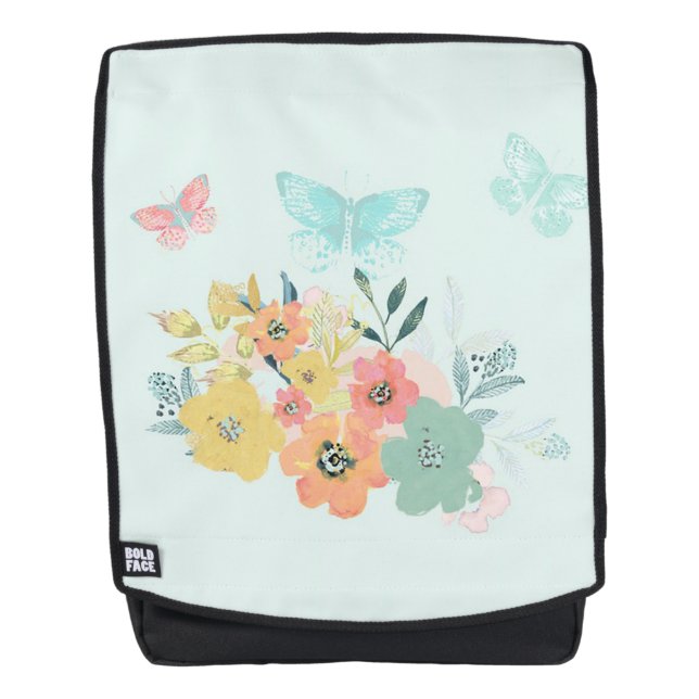 Sac À Dos Fleurs et Papillons (Devant)