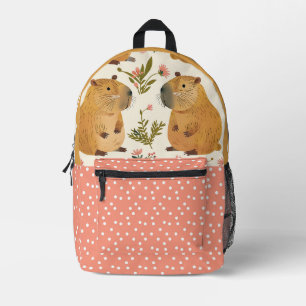 Sac à dos floral Capybara