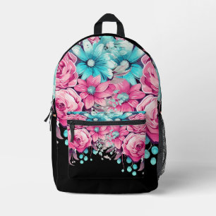 Sac à dos floral élégant et moderne