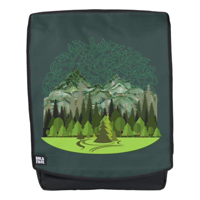 Sac À Dos Forest, Wood, Nature (Devant)