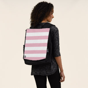 Sac À Dos Grandes Pink, Grandes Blances, Motif Gratté
