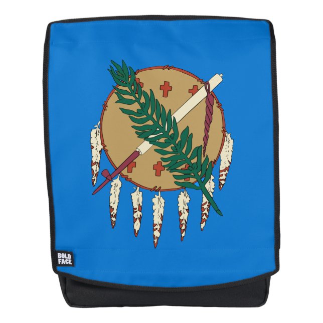 Sac À Dos Graphique Drapeau de l'état de l'Oklahoma dynamiqu (Devant)