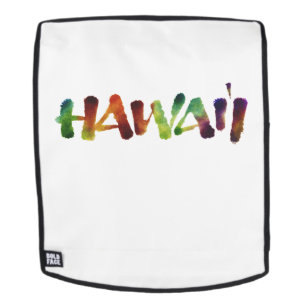 Sac À Dos Hawai'i - Lettres calligraphie - Aloha Hawaii