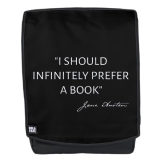 Sac À Dos I Should Infinitely Prefer A Book I - Jane Austen