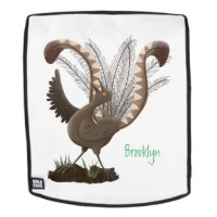 Illustration de superbe et superbe lyrebird