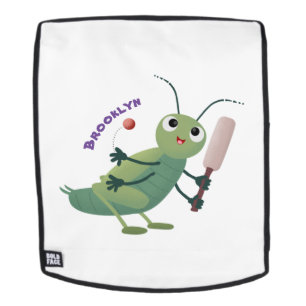 Sac À Dos Illustration d'un insecte du cricket vert mou