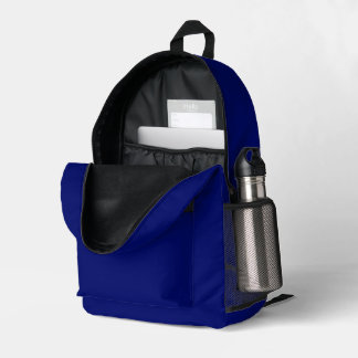 Sac À Dos Imprimé #017 Collection de couleurs bleu royal foncé