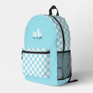 Sac À Dos Imprimé À damiers Monogramme de signature rétro