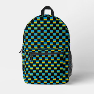 Sac À Dos Imprimé à damiers Motif du drapeau rwandais