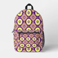 Sac à dos imprimé à motifs