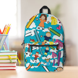 Sac À Dos Imprimé ABC School Children - Clouds 