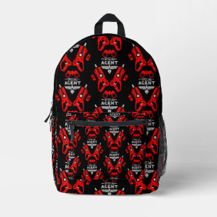 Sac À Dos Imprimé Agent spécial
