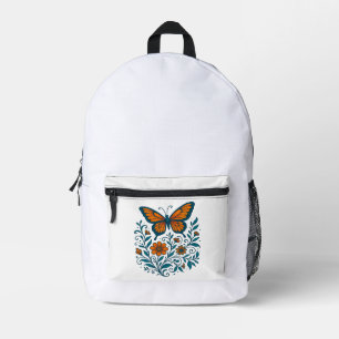 Sac À Dos Imprimé Ailes de l'Harmonie du Jardin