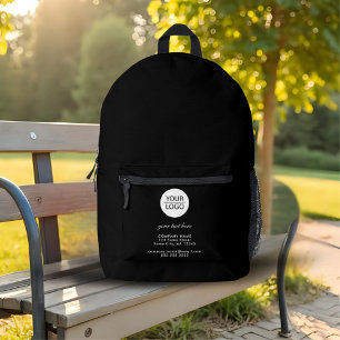 Sac À Dos Imprimé Ajouter votre logo personnalisé Black Company