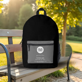 Sac À Dos Imprimé Ajouter votre logo personnalisé Black Company