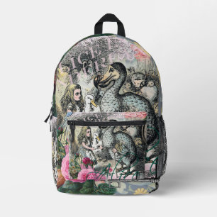 Sac À Dos Imprimé Alice Classique Merveilleux Dodo Art Tenniel