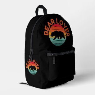 SAC À DOS IMPRIMÉ AMATEUR DE L'OURS