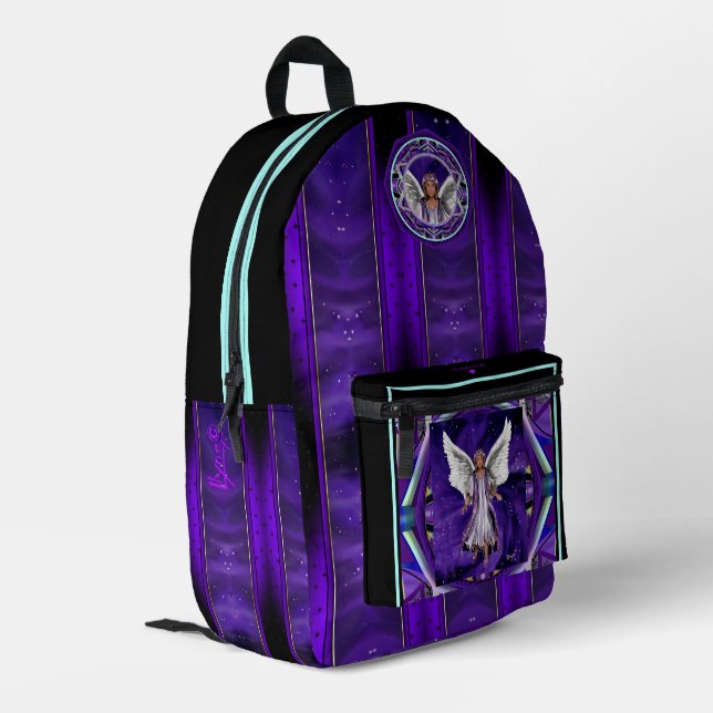 Sac À Dos Imprimé Âme violette (Coin arrière gauche)