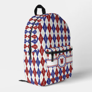 Sac À Dos Imprimé Américaine Argyle