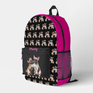 Sac À Dos Imprimé Amour de Bouledogue Français Bouledogue Français
