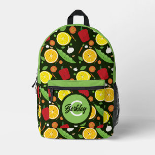 Sac À Dos Imprimé Amusants Cuisine Enfants Monogramme