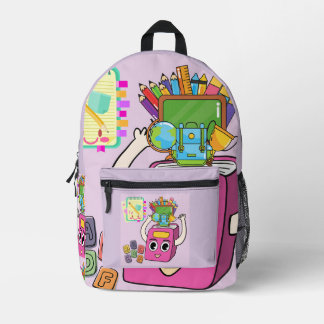 Sac À Dos Imprimé Amusement Graphique Retour à l'École