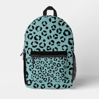 Sac À Dos Imprimé Animal turquoise