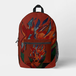 Sac À Dos Imprimé Animation Fleur Flamboyante