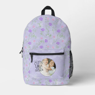 Sac À Dos Imprimé Appel à photo calligraphié minimaliste pour l'anni
