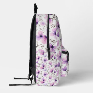 Sac À Dos Imprimé Aquarelle Botanique Motif Floral