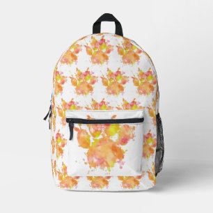 Sac À Dos Imprimé Aquarelle Empreinte de patte de chien